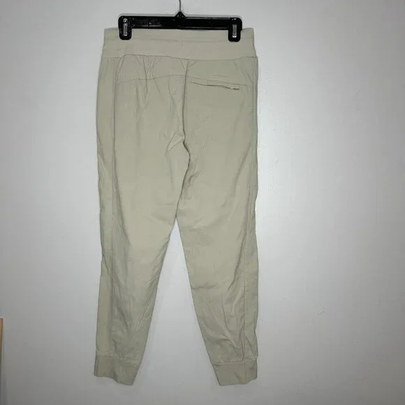Athleta Trekkie Mid Rise Legacy Jogger SIze 6 Ripstop Athleisure Light Khaki - Picture 8 of 12